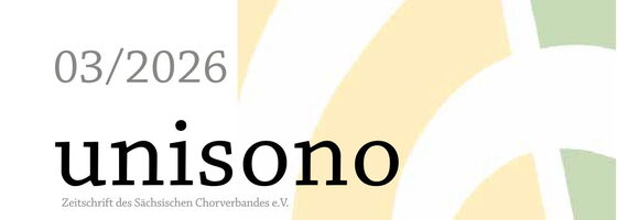 Titelseite der unisono 03/2026